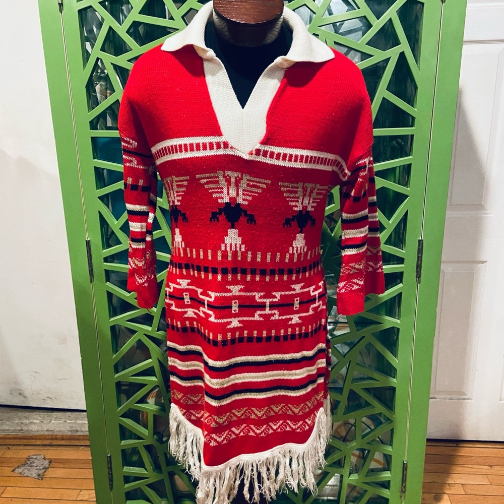 Handmade Peruvian Alpaca Wool Sweater Dress